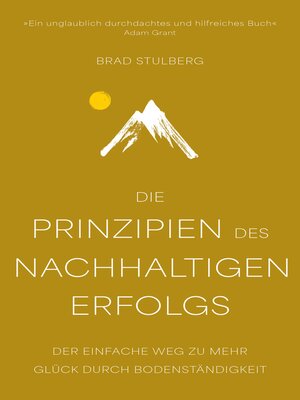 cover image of Die Prinzipien des nachhaltigen Erfolgs